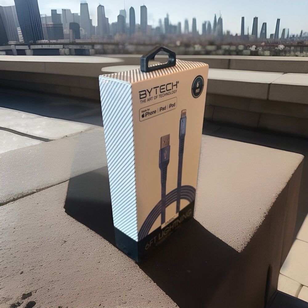 Rapid Charger & Sync Cable, 6 Feet - Blue Cord, iPhone & iPad Compatible